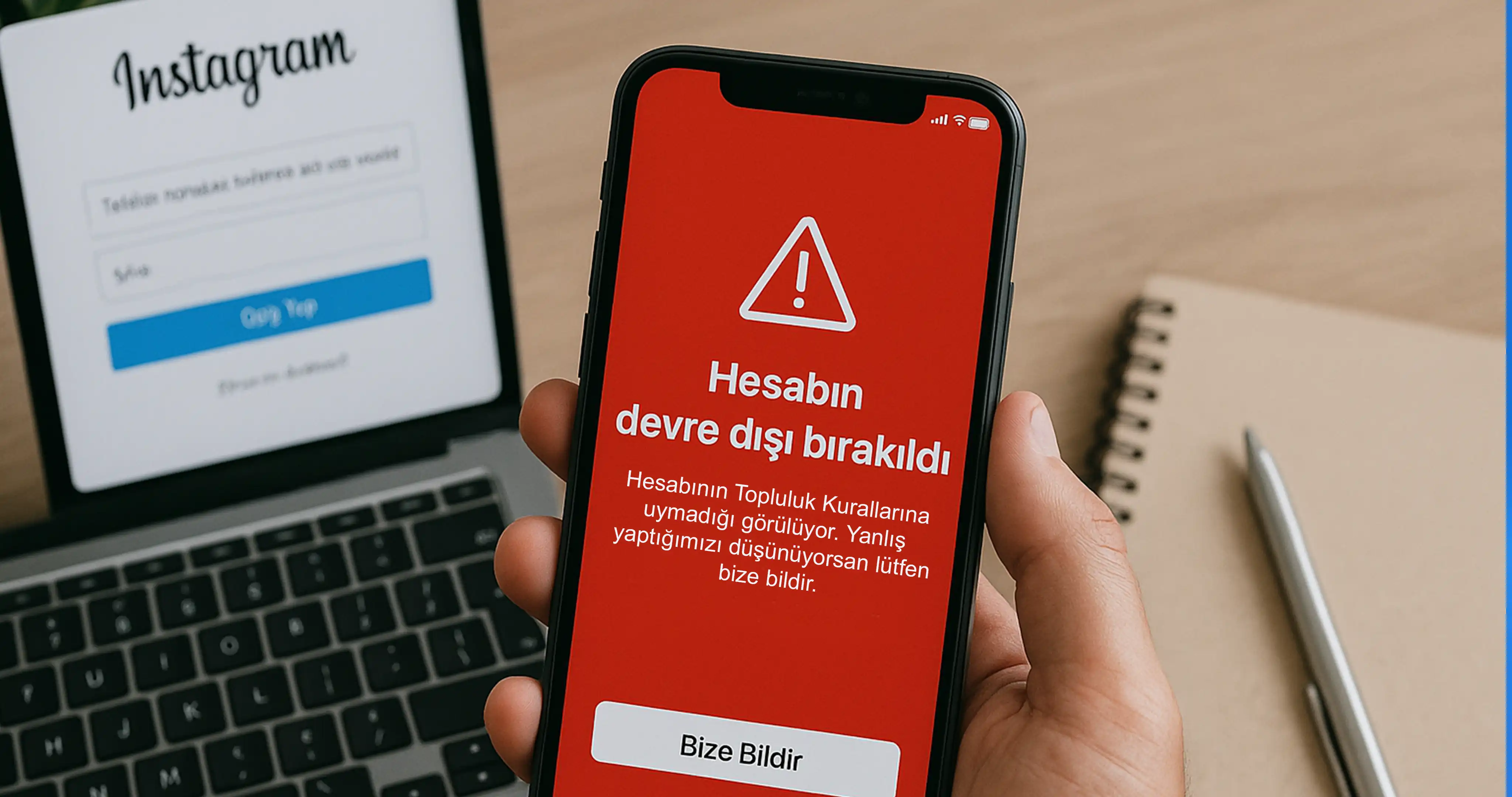 Instagram hesap kapanmaları 2